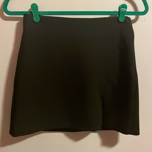 Zara Black Mini Skirt with Slit